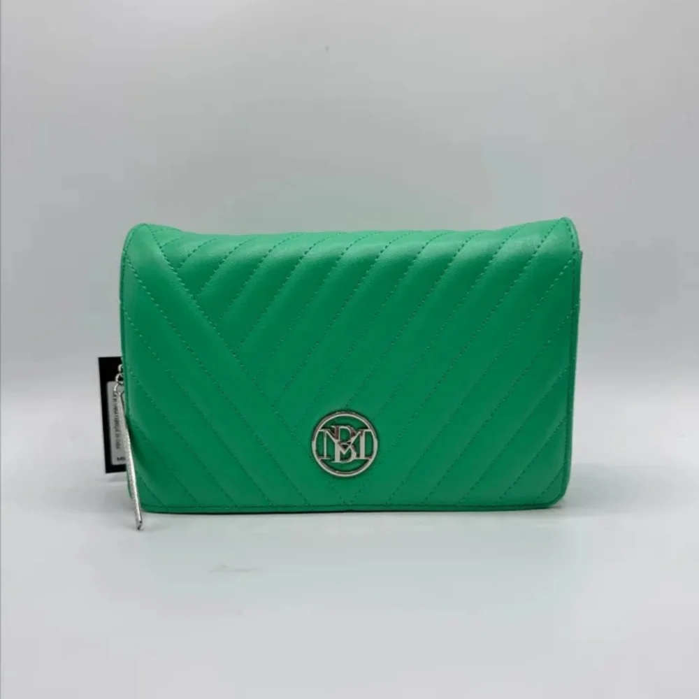 Green Quilted Women's Bag Badgley Mischka - Picture 1 of 1